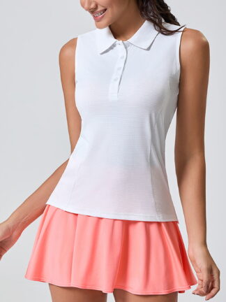 Birdie Bound's Sleeveless Golf Polo Shirt. Designed