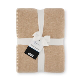 Mainstays Super Soft Vanilla Dream Fleece Bed Blanket, King