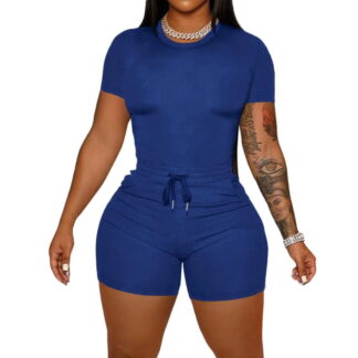Women's Sleeveless V-Neck Tank & Shorts Active Set (2-Piece)