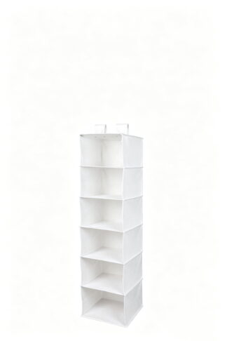Mainstays 6 Shelf Non Woven Hanging Closet Organizer