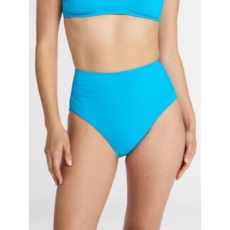 Time and Tru Women's and Women's Plus Ribbed High Waisted Bikini Bottoms, Sizes XS-3X