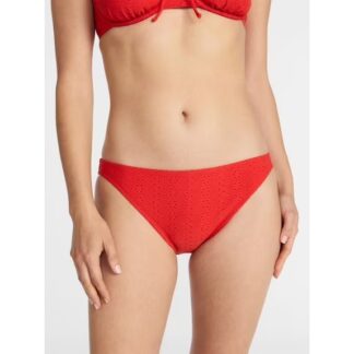 Time and Tru Women's and Women's Plus Low Rise Cheeky Eyelet Bikini Bottoms, Sizes XS-3X