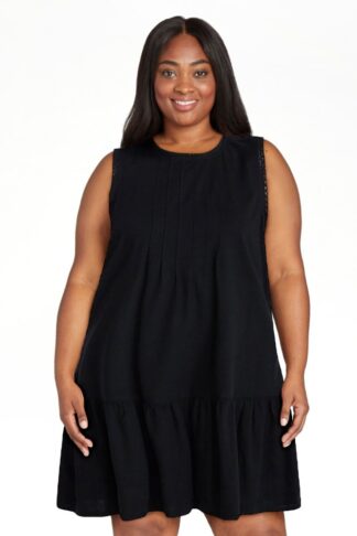 Time and Tru Women's Linen Blend Shift Dress, Sizes XS-XXXL