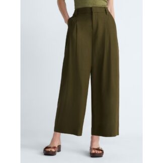 Pleated Barrel Pants