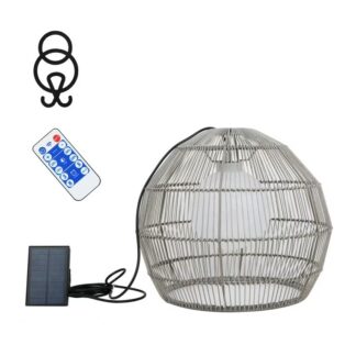 better homes and gardens 16" 13 lights gray pe woven pendant