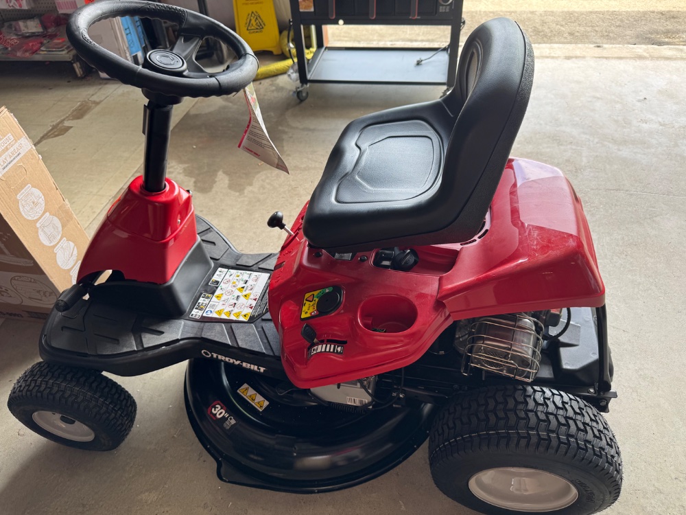 Troy-Bilt 344cc Compact Riding Gas Lawn Mower with Briggs & Stratton Engine TB30B - Image 4