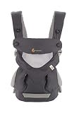 Ergobaby 360 Cool Air Breathable Mesh All Position Baby Carrier with Lumbar Support - Carbon Gray 12-45lb