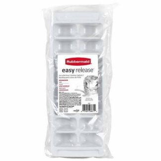 Rubbermaid® Quick Release Ice Cube Tray, Plastic, White, Rectangular
