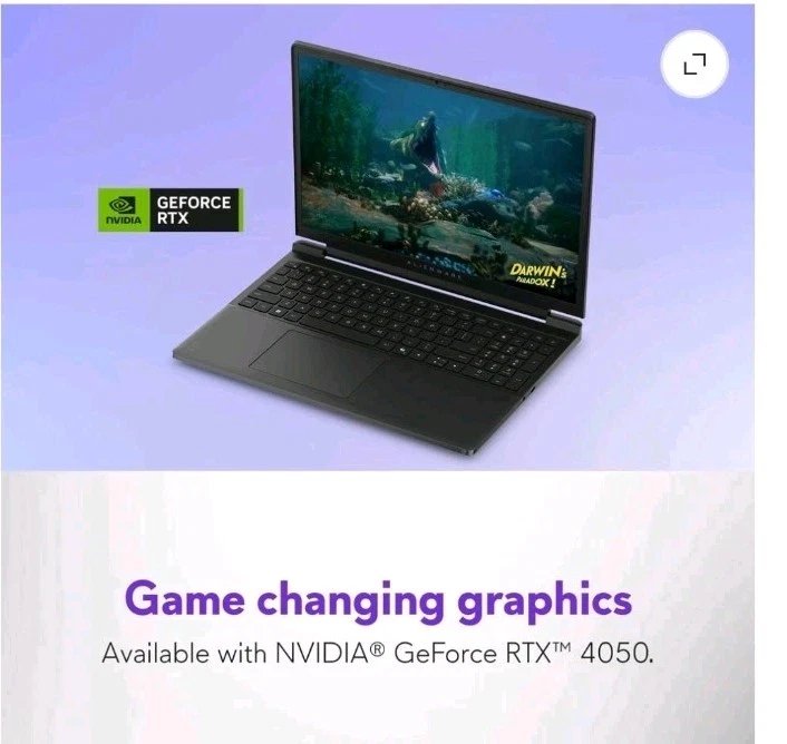 Alienware 15.3" WUXGA 165Hz Gaming AMD Ryzen 5 220 RTX 4050 GDDR6 16GB 512GB SSD - Image 4
