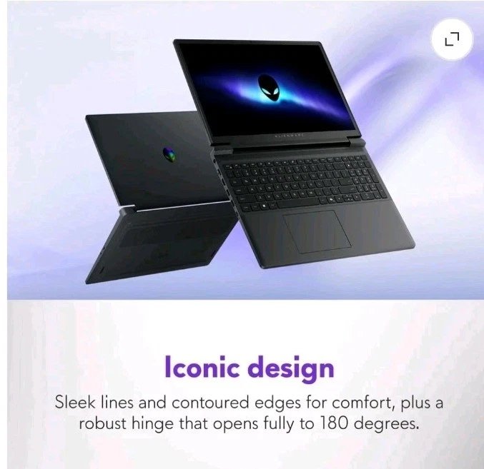 Alienware 15.3" WUXGA 165Hz Gaming AMD Ryzen 5 220 RTX 4050 GDDR6 16GB 512GB SSD - Image 12