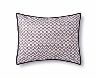 Xhilaration Brushed Black & Tan Triangles Standard Pillow Sham Set Of Two