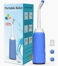 Peri Bottle, Portable Travel Bidet with Bag, TPE Material Can Be Boiled, 17oz/500ml with 2 Sealing Rings