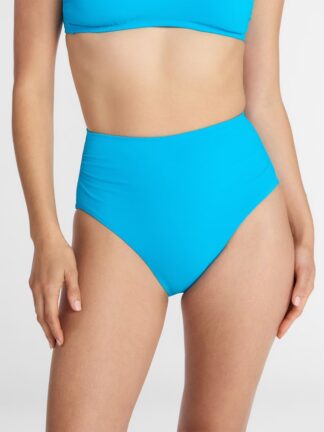 Time and Tru Women's and Women's Plus Ribbed High Waisted Bikini Bottoms, Sizes XS-3X