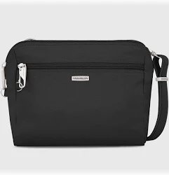 Travelon Women s Classic Convertible Crossbody & Waist Pack Cross Body Bag  Black  One Size