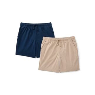 Drawstring Twill Shorts