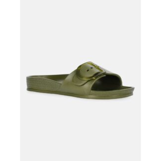 Time and Tru Women's One-Buckle EVA Slide Sandals