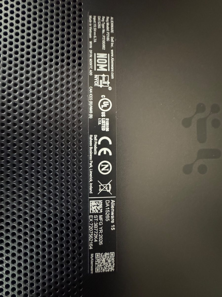 Alienware 15.3" WUXGA 165Hz Gaming AMD Ryzen 5 220 RTX 4050 GDDR6 16GB 512GB SSD - Image 21