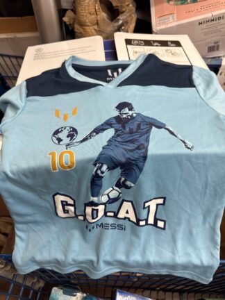 Messi Boys' Short Sleeve Soccer Jersey