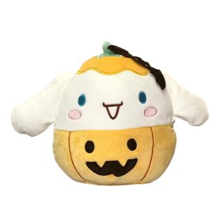 Squishmallow Kellytoy Plush 8" Cinnamoroll Hello Kitty Sanrio Halloween w/Free Pokemon Metal Key Ring