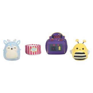 Squishmallows Micromallows SQMM0017 Accessory Set - Playtime, Super Soft Mini, 6.5 cm Plush Figures (Sunny & Farryn)