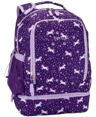 Bentgo Kids' 2-in-1 17" Backpack & Insulated Lunch Bag - Unicorn