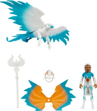 Masters of the Universe He-Man and The Sorceress Figure & Winged Falcon Vehicle Set Inspired by Motu Netflix Animated Se
