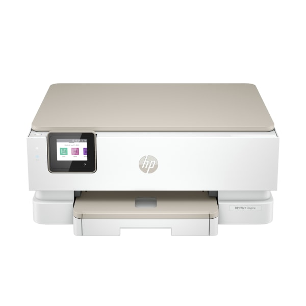 HP - ENVY Inspire 7255e Wireless All-In-One Inkjet Photo Printer with 3 months of Instant Ink included with HP+ - White & Sandstone - Image 2