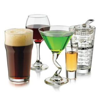 Libbey 18-Piece Barware and Glassware Starter Set