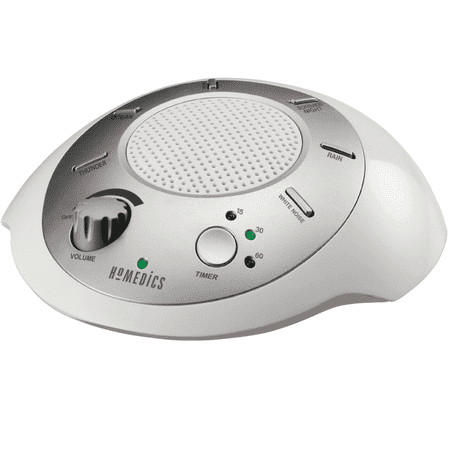 HoMedics SS-2000 Mini Portable Travel Sound Spa Sleep Therapy Machine with 6 Calm Effects Nature Sounds for Home