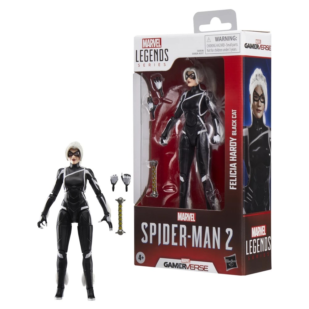 Spider-Man Marvel Legends Series Gamerverse Black Cat Felicia Hardy 6-Inch - Image 2