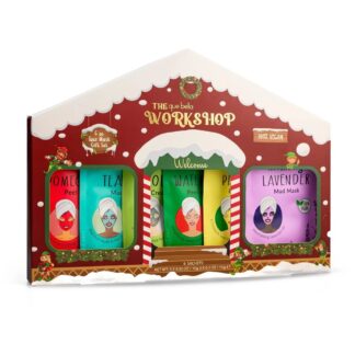 Que Bella Holiday Workshop Face Mask Gift Set – 2.5 fl oz/6pc
