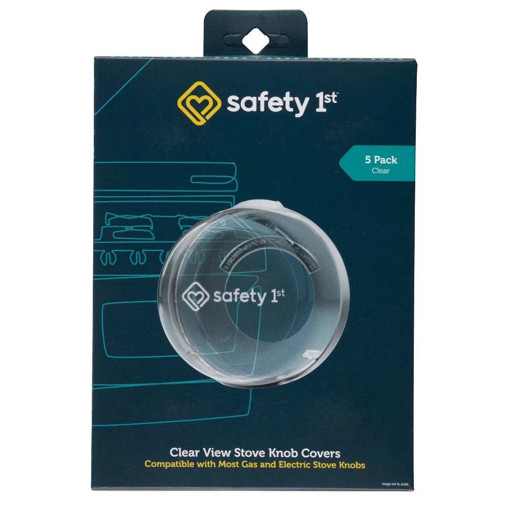 Safety 1st Clear View Stove Knob Covers 5pk