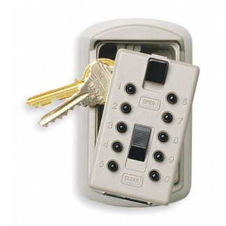 Kidde AccessPoint 00141 Push Button Combination Mountable Key Lock Box 2-Key Clay