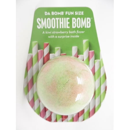 Da Bomb Bath Fizzers Kiwi Strawberry Smoothie Bath Bomb: 3.5oz Calming Paraben-SLS-Phthalate-Gluten-Free Soak