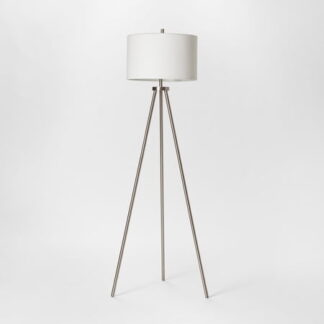 Project 62 Ellis Collection Tripod Floor Lamp Nickel White
