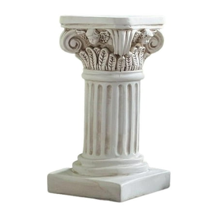 Pedestal Stand Statue Plinth Base Roman Pillar for Patio Scenery Decoration