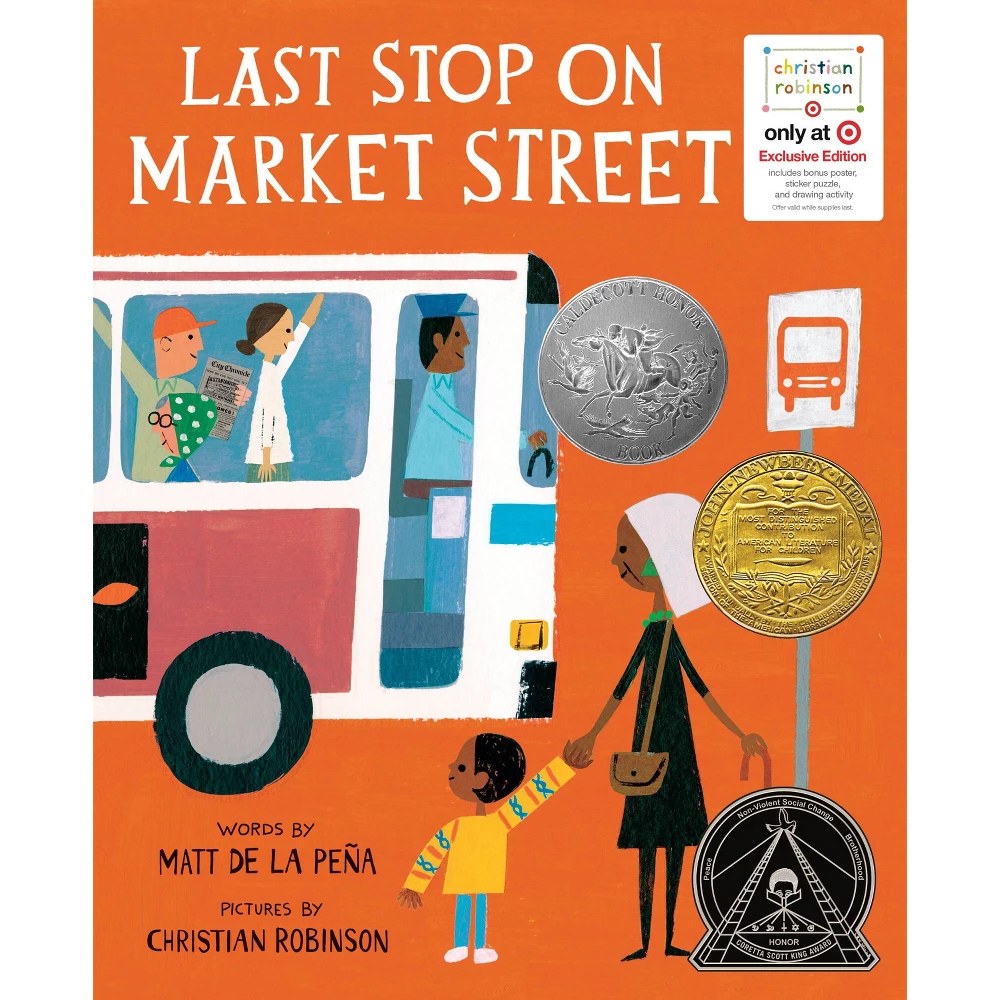 Last Stop on Market Street - Target Exclusive Edition by Matt De La Pena & Christian Robinson (Hardcover) - Christian Robinson x Target