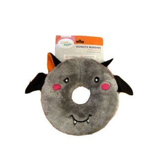 Zippy Paws ~ Halloween Donutz Buddie ~ Bat ~ Squeaky Dog Toy