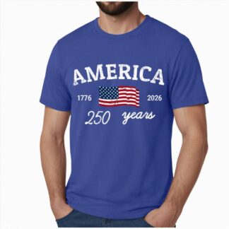 UngA Mens 250th Anniversary USA Shirt Independence Day Short Sleeve Shirt for Men (Blue,S)