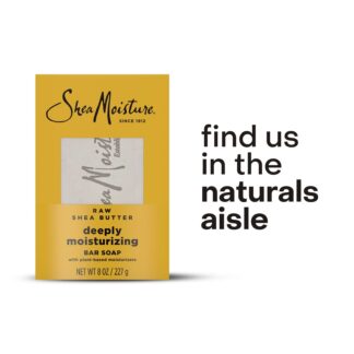 SheaMoisture Bar Soap Raw Shea Butter Moisturizing Bar Soap, 8