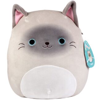 Squishmallows Original 10-Inch Felton The Siamese Cat Plush - Official Jazwares Stuffed Animal - Ultra Soft Cute Kitty P