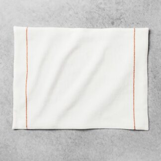 Embroidered Placemat - Cream (Ivory)/Coral - Hearth & Hand with Magnolia