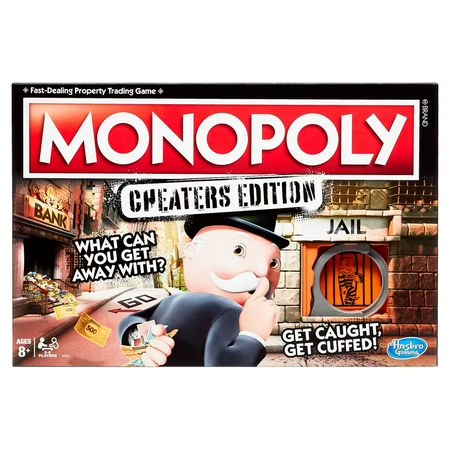 Monopoly Cheaters Edition Board Game