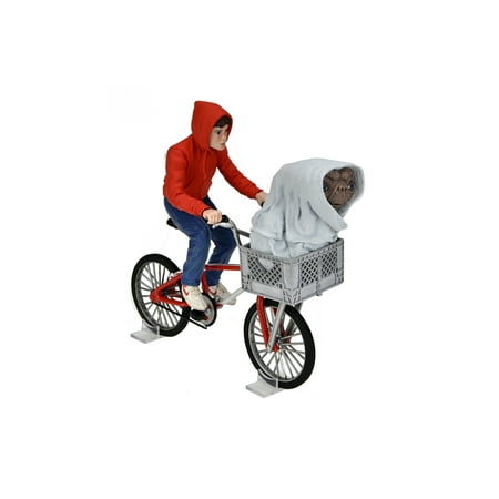 NECA E.T. 40th Anniversary Elliot & E.T. on Bicycle 7" Action Figure - Image 2