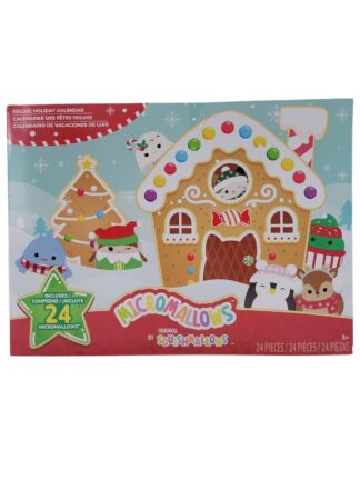 Micromallows 2.5" Squishmallows Holiday Advent Calendar Plush - 24pk