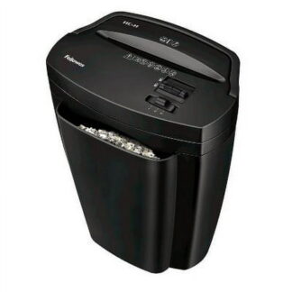 Fellowes Powershred 11C-H Cross-Cut Paper Shredder Black: 11-Sheet Capacity Shreds Staples Credit Cards Quiet Operation