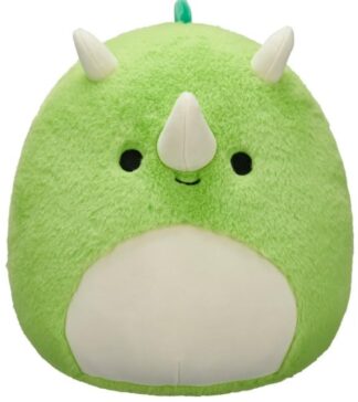 Squishmallows FuzzAMallow Official 12 inch Derek The Green Ceratosaurus - Child's Ultra Soft Plush Toy
