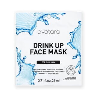 Avatara Drink Up Face Mask - 0.71 fl oz: Moisturizing, Paraben-Free, For Normal to Very Dry Skin