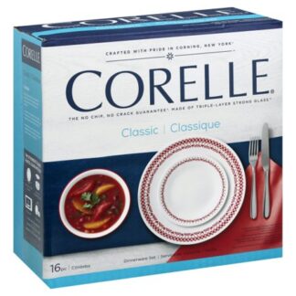 Corelle Classic 16pc Glass Cordoba Dinnerware Set