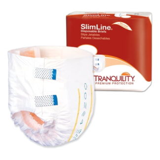Tranquility Slimline Adult Incontinence Brief M Heavy Absorbency Full Fit 2122 Heavy 12 Ct